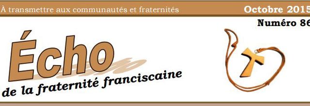 Écho de la fraternité franciscaine (au Québec)