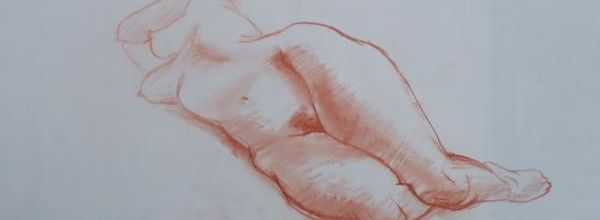 Mardi - Dans mes archives : Nu à la sanguine