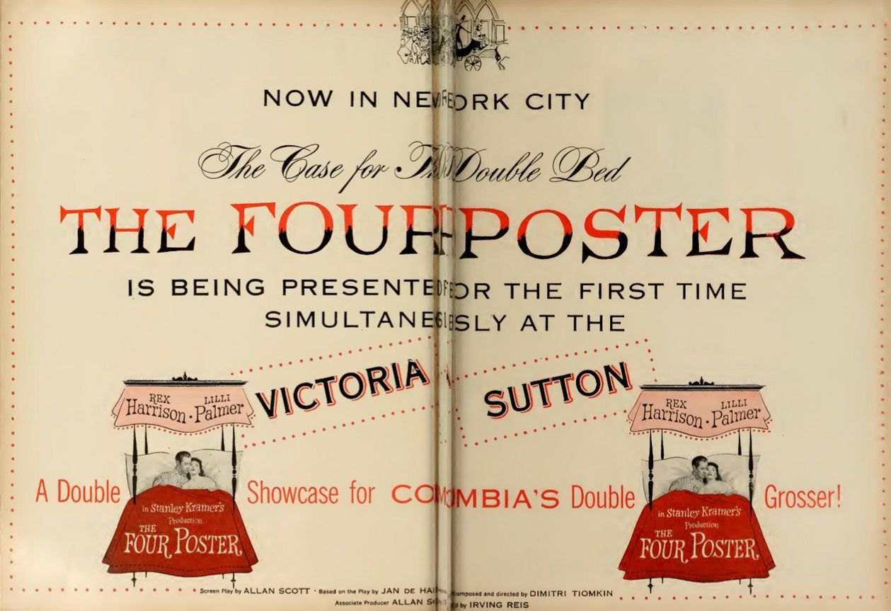 THE FOUR POSTER BOX OFFICE USA 1952