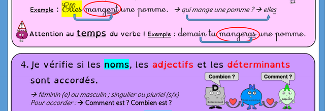 Aide à la dictée niveau 6H - CM1