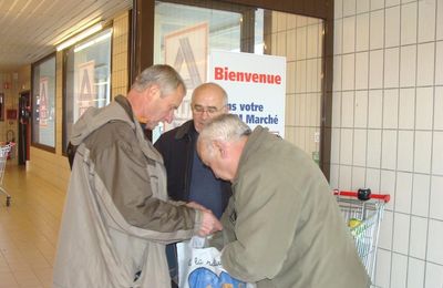 La collecte pour la Banque Alimentaire chez Aldi