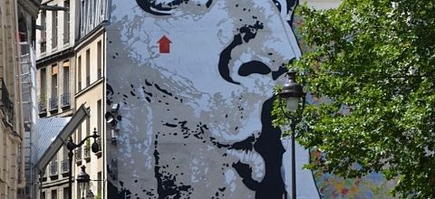 Place Stravinsky : le "Chuuuttt !" de Jef Aérosol