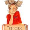 735 - Fille en orange - gif anime, signature blinkie