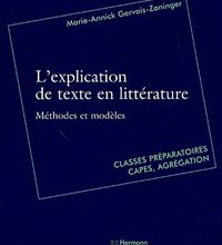 Télécharger des ebooks google gratuitement L'explication de texte en littérature en francais par Marie-Annick Gervais-Zaninger 9782705665272