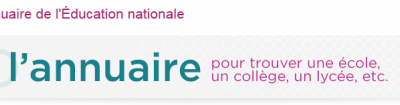 Annuaire de l'éducation nationale