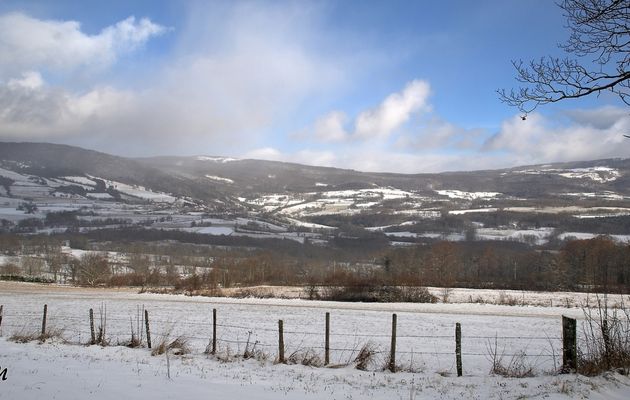 Le 13/01/2017 : Juste ce qu’il faut de neige pour une balade