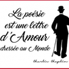 Poésie que j'aime !