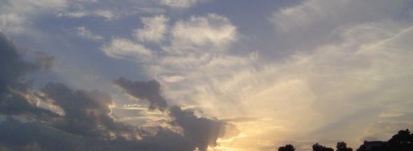 Le ciel est en colère