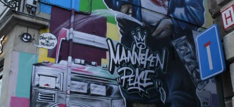 Street art à Bruxelles avec Angelina