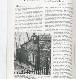 Robert Destez - Paris Secret p.56-57 (L'Art belge, 1er janvier 1951)