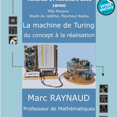 Conférence "La machine de Turing"- 14 nov 2025 