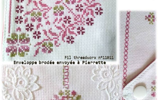 Echange d'enveloppes brodées