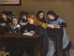 Le travail scolaire, il y a 80 ans.