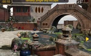 Asian building escape