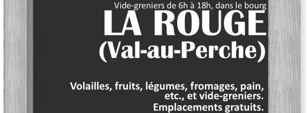 Vide greniers, marché fermier le 8 septembre à La Rouge