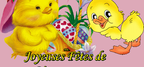 Bonnes fêtes de Pâques a tous 