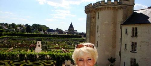 Jacqueline les chateaux de la loire en 2009