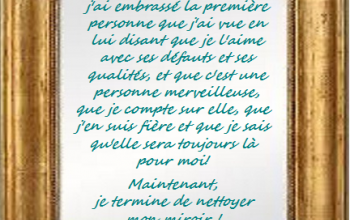 Ce matin, j'ai embrassé la première personne que j'ai vue