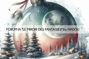 Boule de Noël dans un paysage