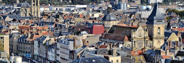Vue(s) sur les toits de Dieppe