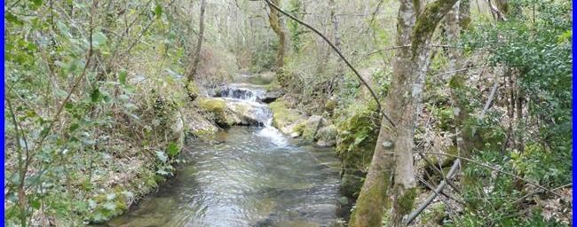 Les gorges de l'Aiguebrun