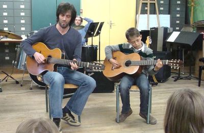 La guitare sèche...