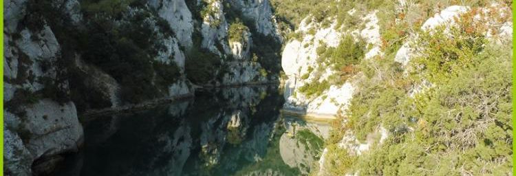 La balades des Amis de l'Huveaune dans les basses gorges du Verdon
