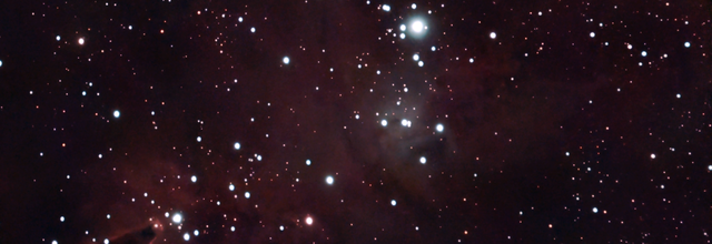Nébuleuses et amas d'étoiles dans la Voie Lactée d'hiver