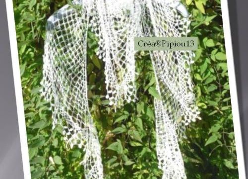 "Aigrette" mon trendy châle au crochet