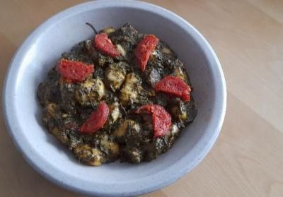 Gnocchis aux épinards et chorizo
