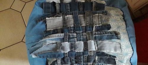 Un essai de tissage en jean