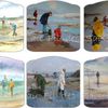 Vacances en bord de mer - cartonnettes 2017