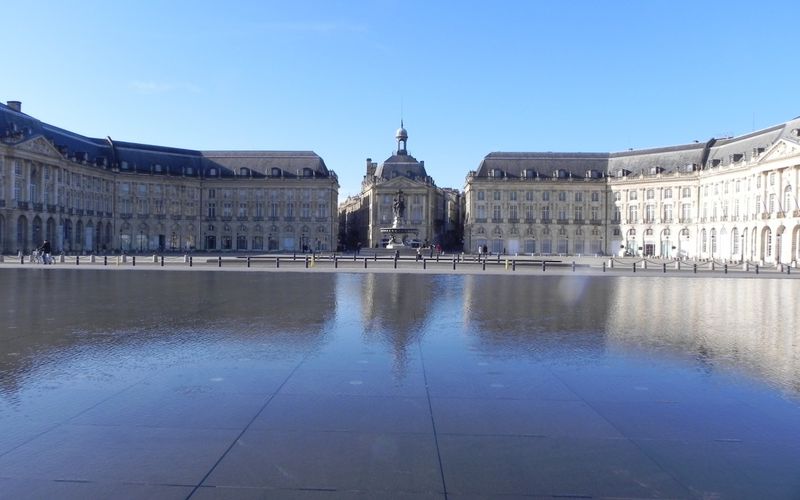 Place de la Bourse à Bordeaux