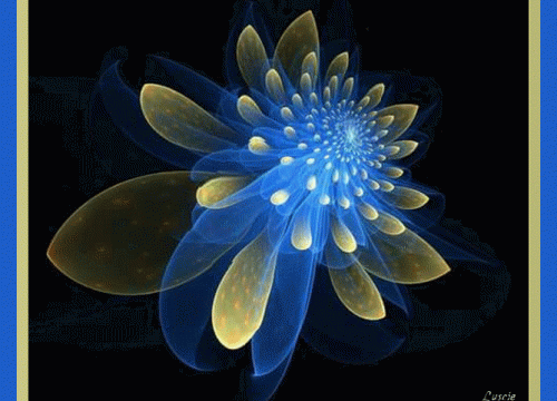 Creation fleur en gif 