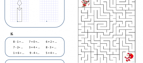 Plan de travail de Noël CP