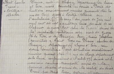 Quelques documents personnels...