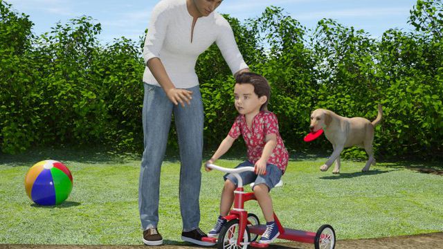 Bonne fête à tous les papas (Daz Studio)