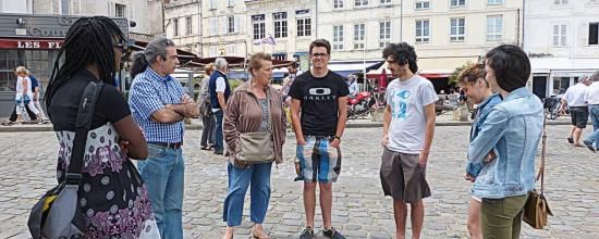Les jeunes des Intermunicipalités, échanges franco-québécois, à La Rochelle et Marennes-Oléron