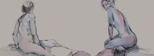 Lundi - Trois poses et le chat