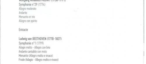 concert rossini, mozart, beethoven