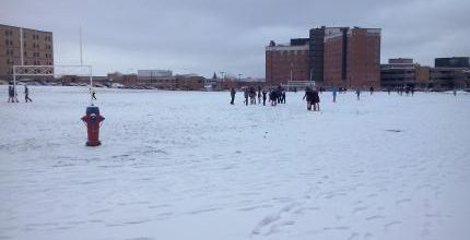 First snow in Gatineau