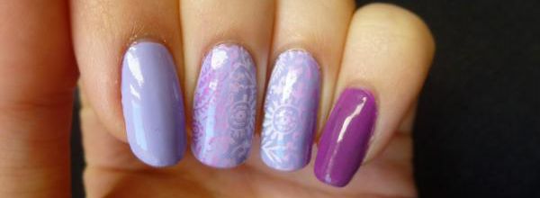 Nail Art Stamping dégradé