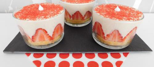 Tiramisu aux fraises 