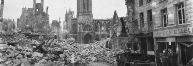   6 JUIN 1944 - CAEN -Chronologie de 72 jours de bombardements