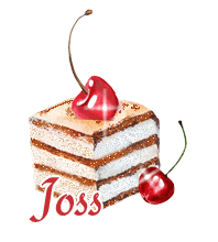 665 - Gourmandises, gâteaux, gif anime, signature, blinkie