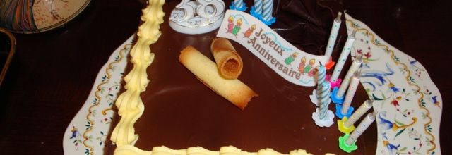 Bel anniversaire !...les années passent...