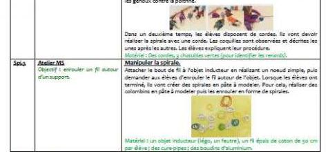 Graphisme n°8 - la spirale (MS-GS)