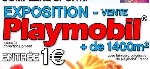 Exposition-vente de Playmobil, à Vieux-Condé