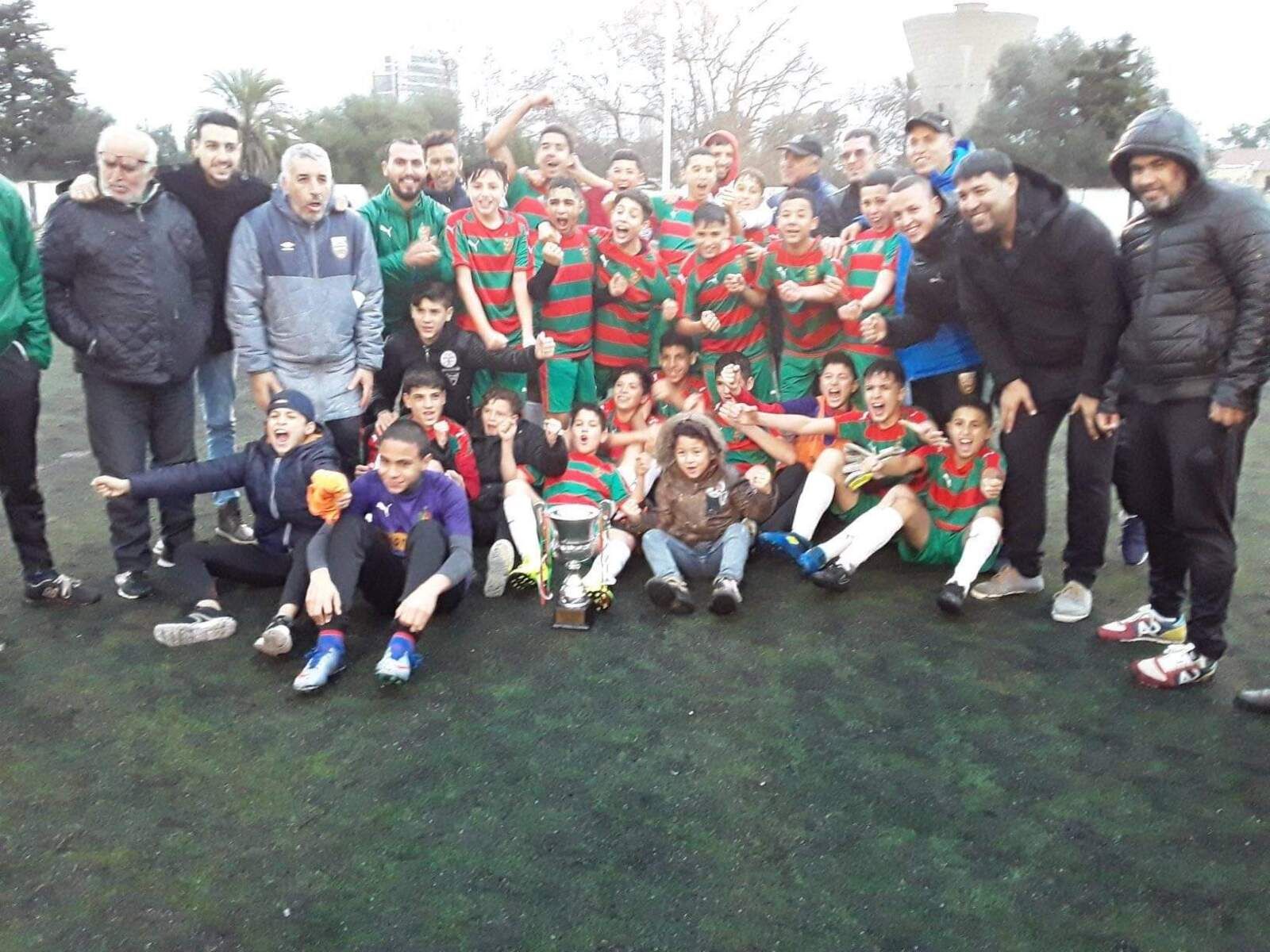 MCA U14 avec Mekahazninle DTS et Sebbar Rachid entraîneur 