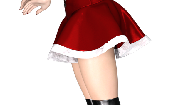 Image de Mère-Noël sexy (render)